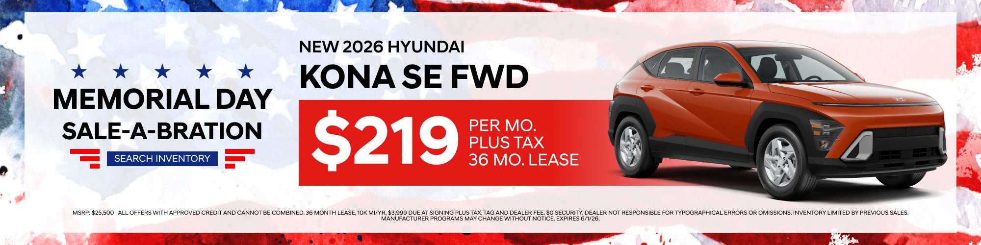 New 2026 Hyundai Kona SE FWD